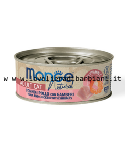 TONNO E POLLO CON GAMBERI (80 g) cod. 60059