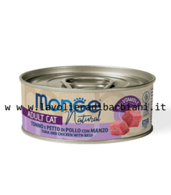 TONNO E PETTO DI POLLO CON MANZO (80 g) cod. 60061