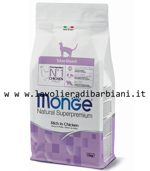 STERILISED - RICCO IN POLLO (1,5 kg) cod. 60044