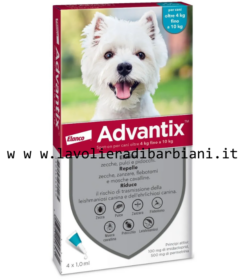 ADVANTIX SPOT-ON CANE 4-10 kg (4 PIPETTE) cod. 60264