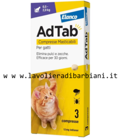 ADTAB COMPRESSA GATTO 0,5-2 kg (12 Mg) cod. 60267