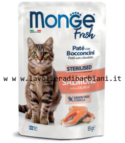 MONGE FRESH SALMONE STERILISED (85 g) cod. 60300