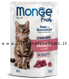 MONGE FRESH MANZO STERILISED (85 g) cod. 60302