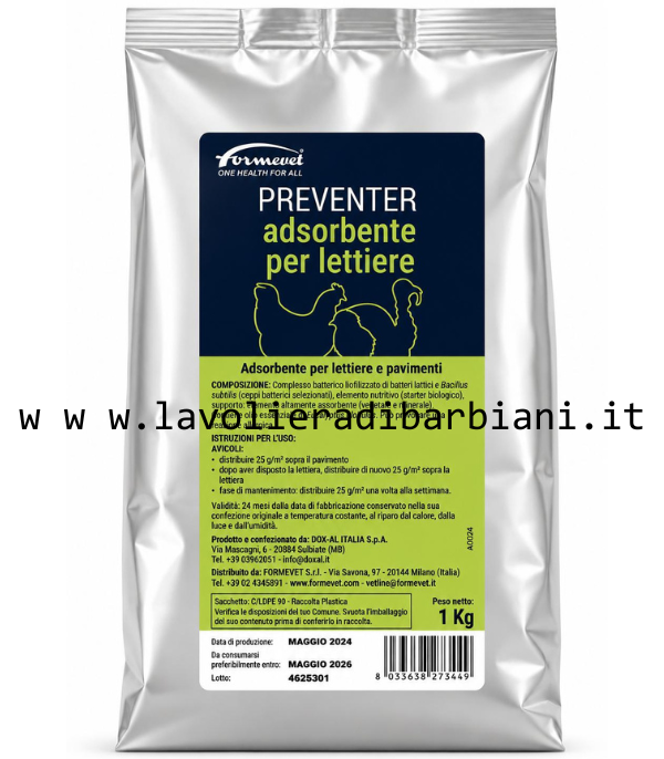 ADSORBENTE PER LETTIERE (1 kg) cod. 60368