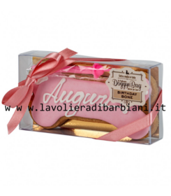 TORTA GLASSATA ROSA (85 g) cod. 60449