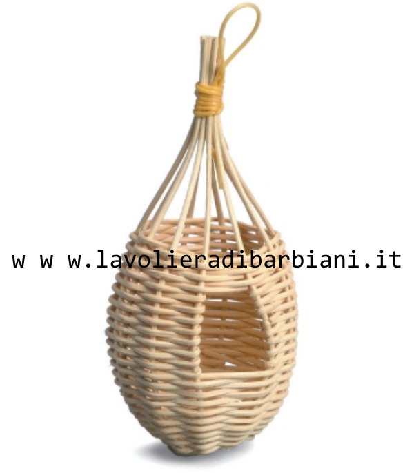 NIDO A PERA IN VIMINI STRETTO (1 pz) cod. 60572