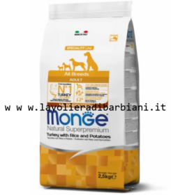 ADULT - TACCHINO CON RISO E PATATE (2,5 kg) cod. 60630